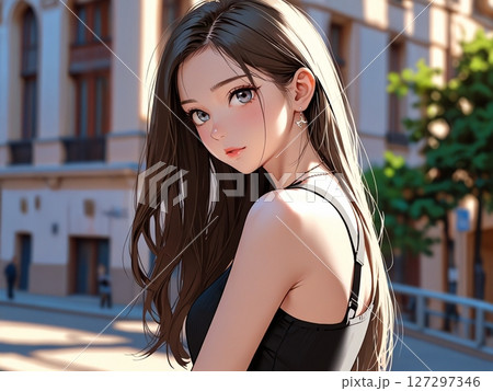 若い女性 127297346