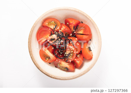 ミニトマト　塩昆布和え 127297366