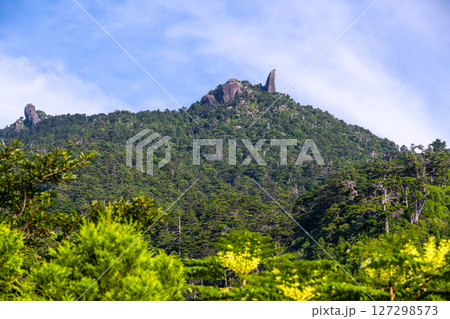 世界自然遺産太忠岳とオベリスク　屋久島(夏 127298573