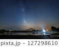 青森県 岩木山にかかる天の川15 127298610