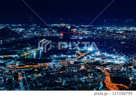 新日本三大夜景　皿倉山 127298795