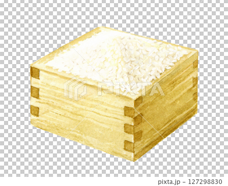 水彩插圖的米飯 127298830