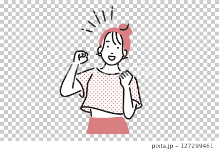 人物：具有正面形象的女性 127299461