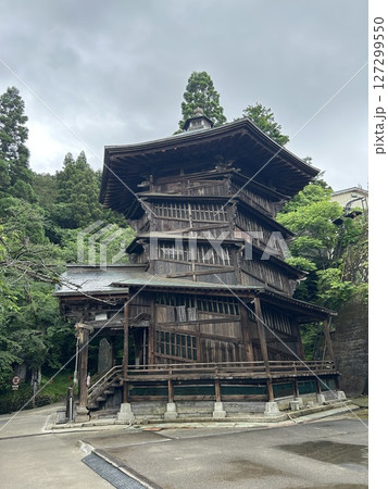 会津さざえ堂 会津若松市 福島県 国の重要文化財 会津さざえ堂 会津若松市 福島県 国の重要文化財 127299550
