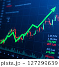 【イラスト】株価上昇 127299639