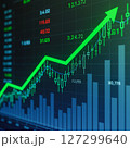 【イラスト】株価上昇 127299640