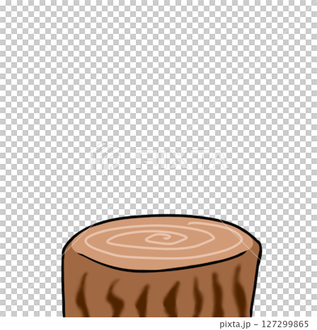 簡單的樹樁樹植物 127299865