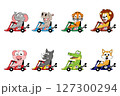 Animal Cartoon Ride Gocart Animal Cartoon Ride Gocart 127300294