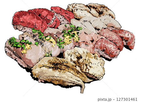 色々な握り寿司 色々な握り寿司 127301461