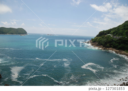Kuroshio Current / 熊野灘の黒潮 ＠和歌山県，吉野熊野国立公園 鬼ケ城 127301853