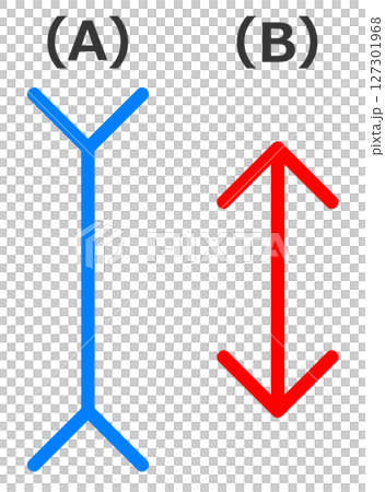 目の錯覚や思い込みで見える心理効果 目の錯覚や思い込みで見える心理効果 127301968