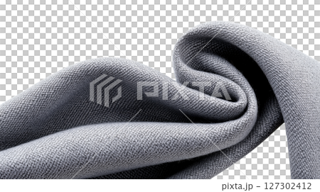 Flowing Fabric Drapes in Elegant Minimal Design Studio Backdrop 127302412