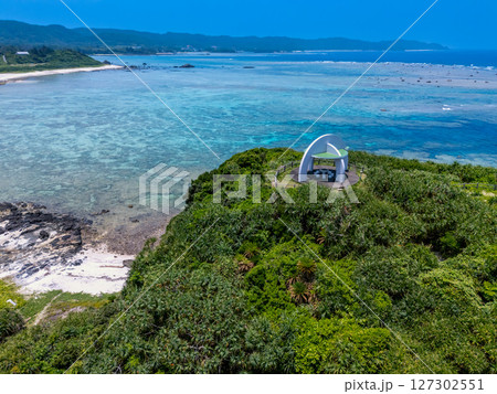 奄美大島 あやまる岬 ドローン空撮 奄美大島 あやまる岬 ドローン空撮 127302551