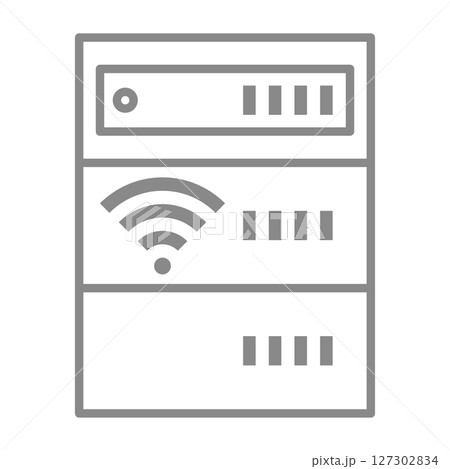 Wi-Fi接続しているサーバーのアイコン 127302834