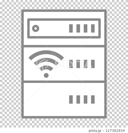 Wi-Fi接続しているサーバーのアイコン 127302834