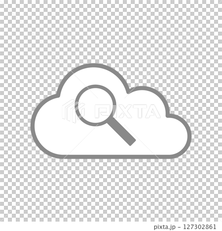 クラウド検索のアイコン 127302861