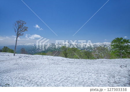 残雪の山並み 残雪の山並み 127303338