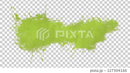 green watercolor background. Artistic hand paint. Isolated on transparent background. green watercolor background. Artistic hand paint. Isolated on transparent background. 127304188