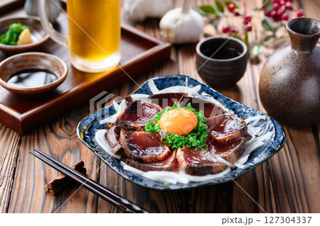 鰹の黄身しょう油漬け 127304337