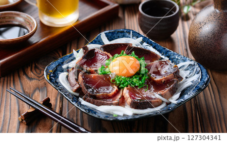 鰹の黄身しょう油漬け 127304341