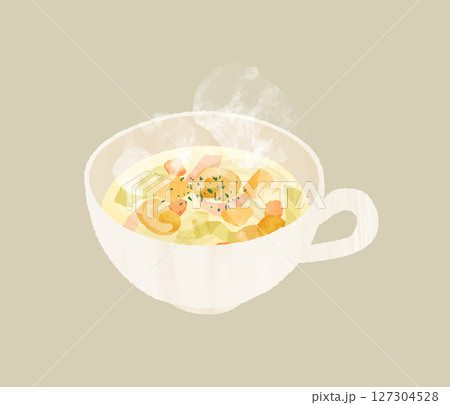 クラムチャウダー 127304528