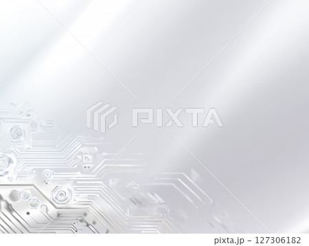 幾何学模様と鉄板の背景素材 127306182