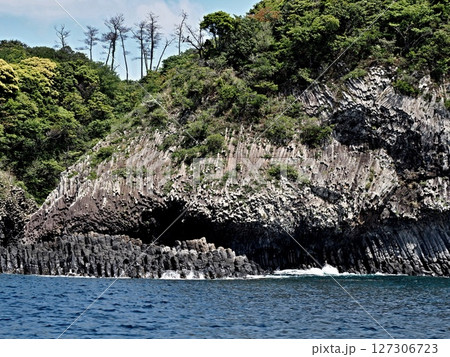 七ツ釜観光乗船の風景 127306723