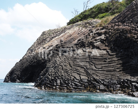 七ツ釜観光乗船の風景 127306725