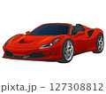 赤いスポーツカー 127308812