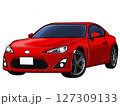 赤い車 127309133