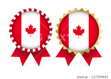 Vector Medal Set Designs of Canada Template 127309683