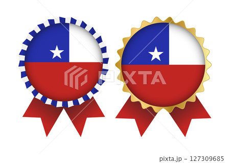 Vector Medal Set Designs of Chile Template 127309685