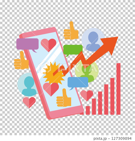 SNSマーケティングの効果 127309894