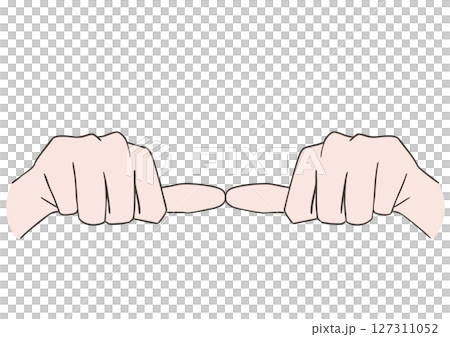 アングシュタ・ムドラのポーズのイラスト 127311052