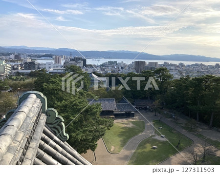 松江城からの眺望(島根県) 松江城からの眺望(島根県) 127311503