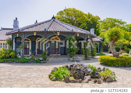 （長崎県）グラバー園・邸宅　晴天 127314283