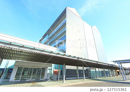 愛知県犬山市、犬山市役所の風景 愛知県犬山市、犬山市役所の風景 127315361