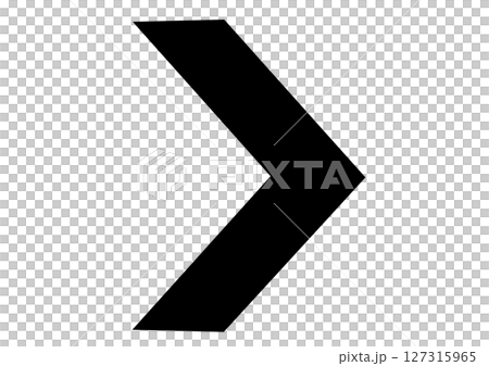 シンプルなループをイメージした矢印のシルエット シンプルなループをイメージした矢印のシルエット 127315965