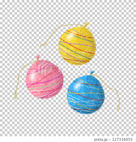 ヨーヨーのイラスト 127316055