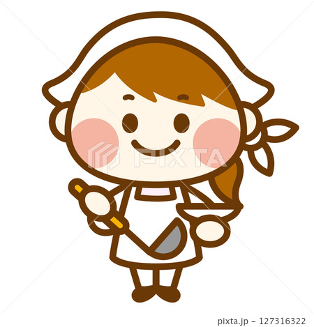 調理師の女性 127316322