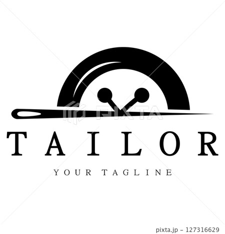 tailor logo icon illustration template combination of buttons for clothes, thread and sewing machine, for clothing product design, convection companies, fashion in vector form tailor logo icon illustration template combination of buttons for clothes, thread and sewing machine, for clothing product design, convection companies, fashion in vector form 127316629