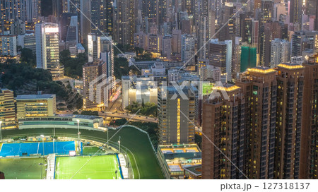 June 10 2025 View of Urban Skyline With Central Parkland and Sports Complex June 10 2025 View of Urban Skyline With Central Parkland and Sports Complex 127318137