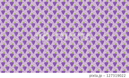 ブドウのパターンの背景素材 127319022