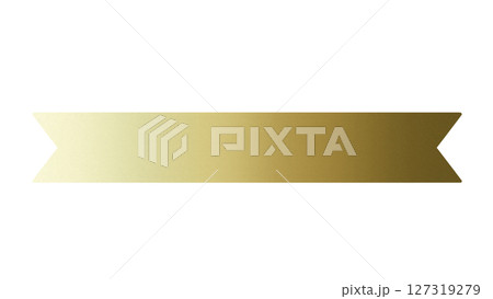 サテンリボンテロップベース(ゴールド) 127319279