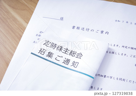 株主総会の招集通知書類(定時株主総会) 株主総会の招集通知書類(定時株主総会) 127319838
