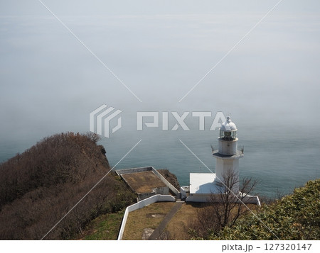 海霧で幻想的な地球岬 海霧で幻想的な地球岬 127320147