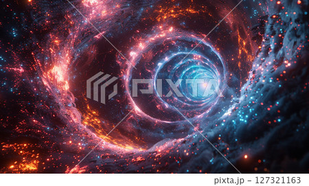 銀河を旅するような幻想的空間 銀河を旅するような幻想的空間 127321163