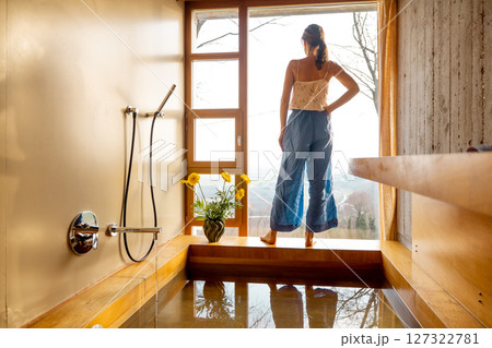 Morning Stillness by the Bath Morning Stillness by the Bath 127322781