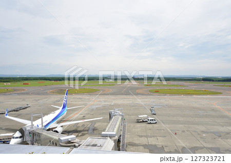 北海道、新千歳空港の風景 北海道、新千歳空港の風景 127323721