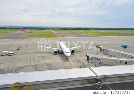 北海道、新千歳空港の風景 北海道、新千歳空港の風景 127323723